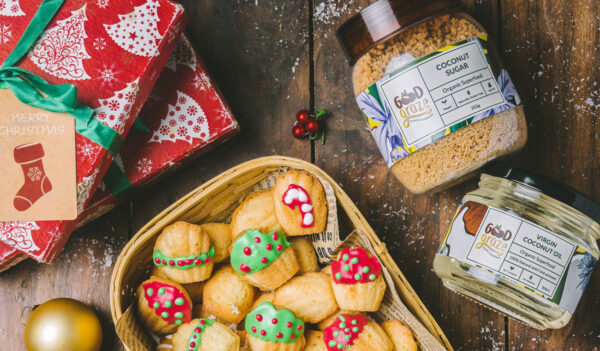 Christmas Spiced Coconut Madeleines
