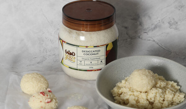 4 Ingredient Coconut Peppermint Truffles