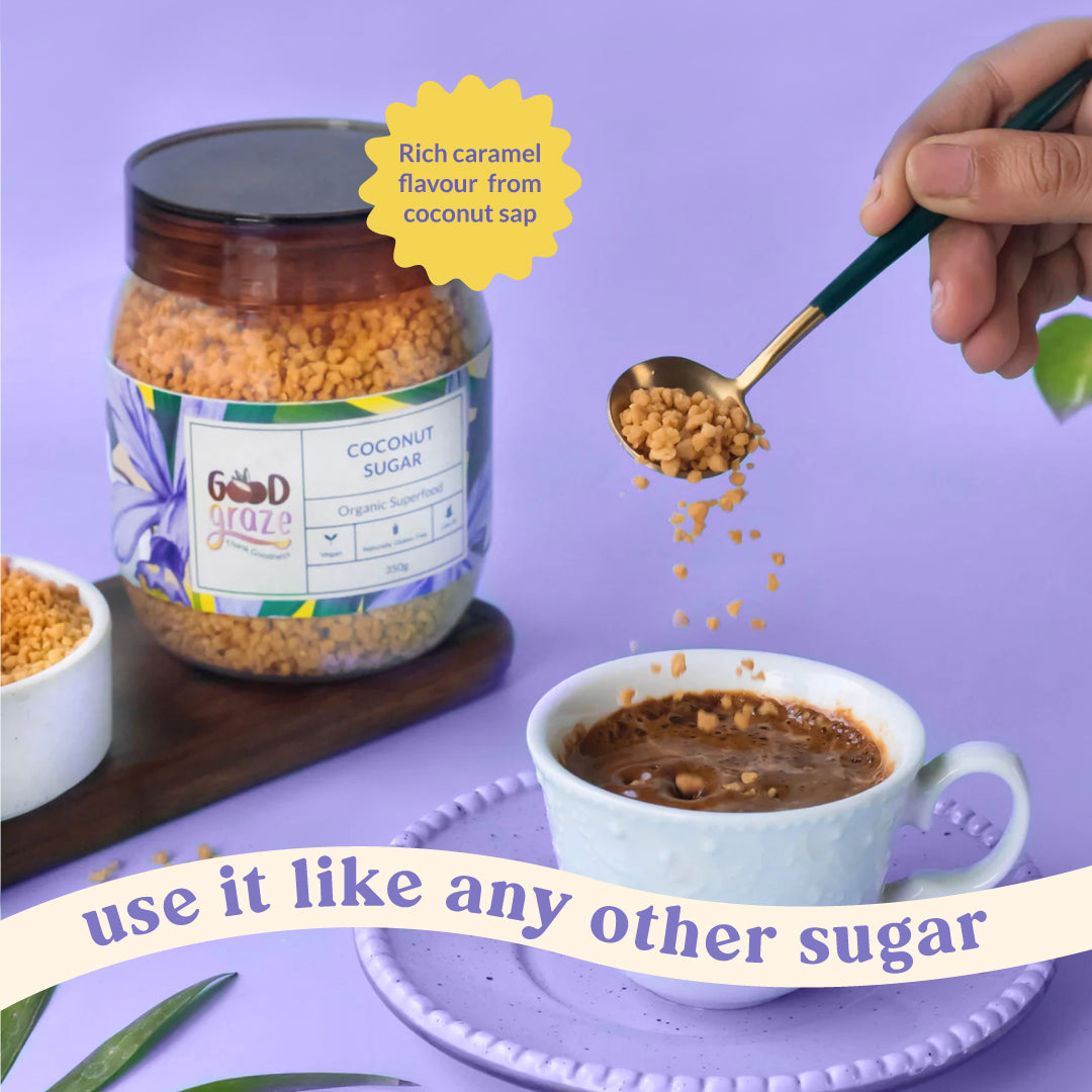 Natural Coconut Sugar for healthy recipes