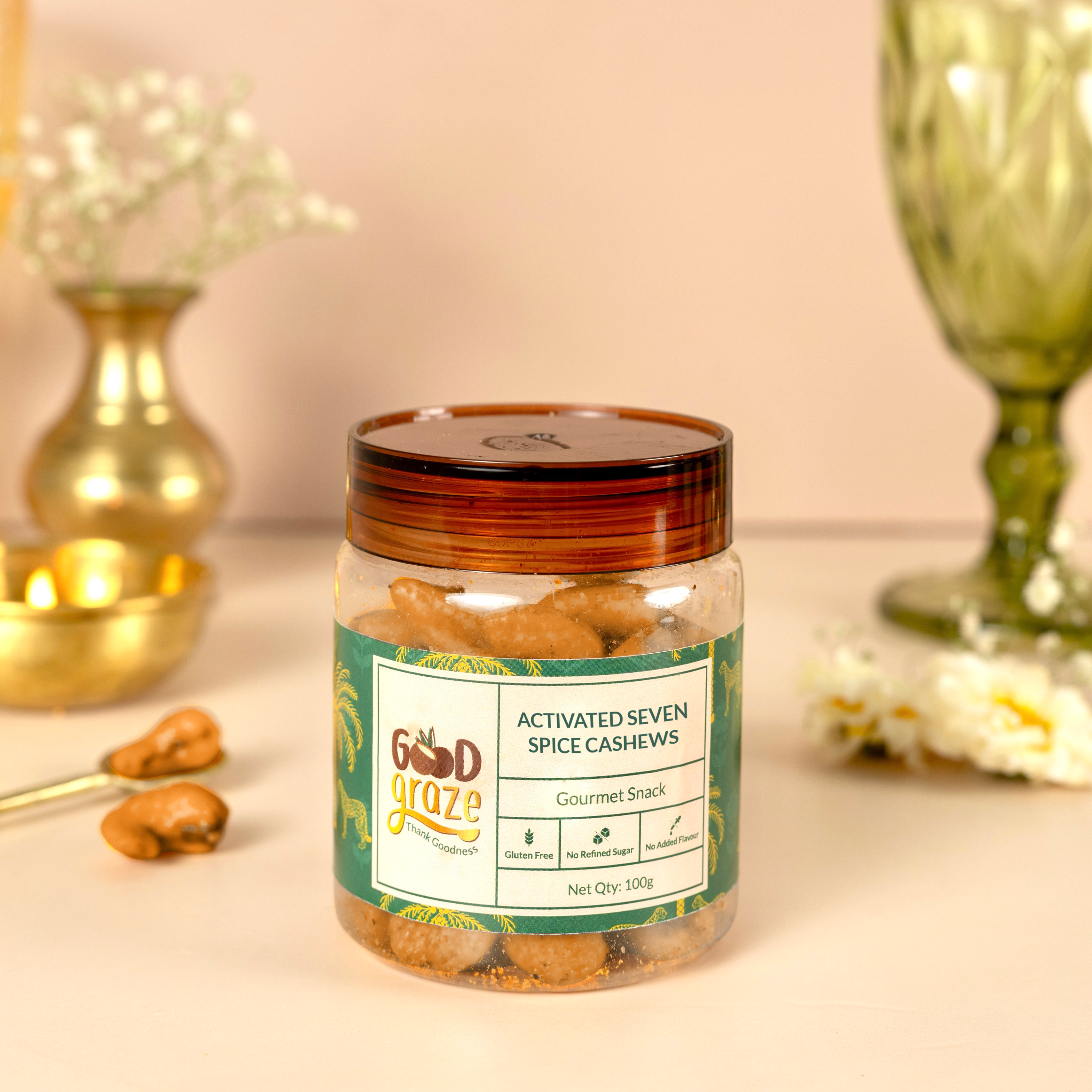 Activated Seven Spice Cashews • Pack of 2 • 200 g