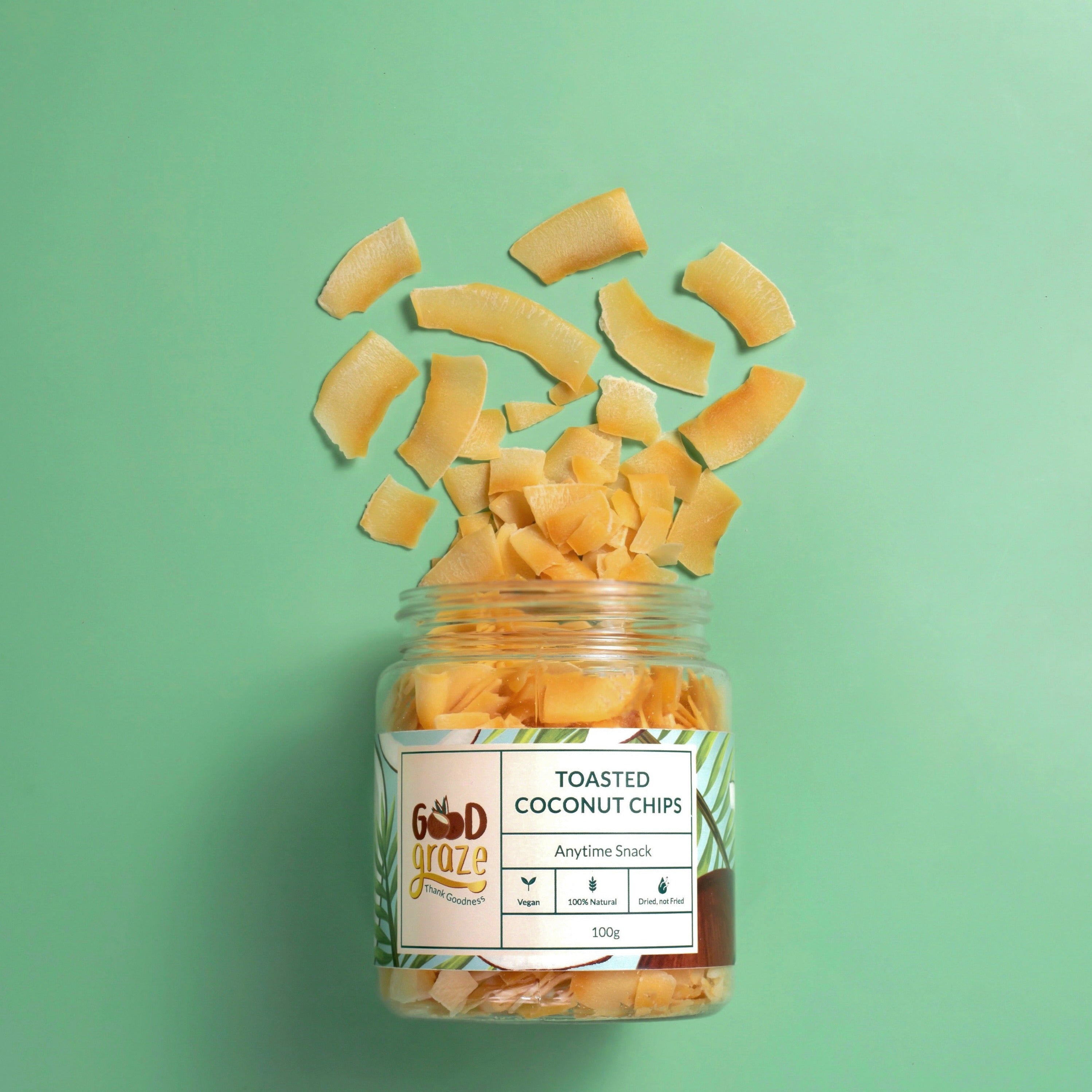 Toasted coconut chips