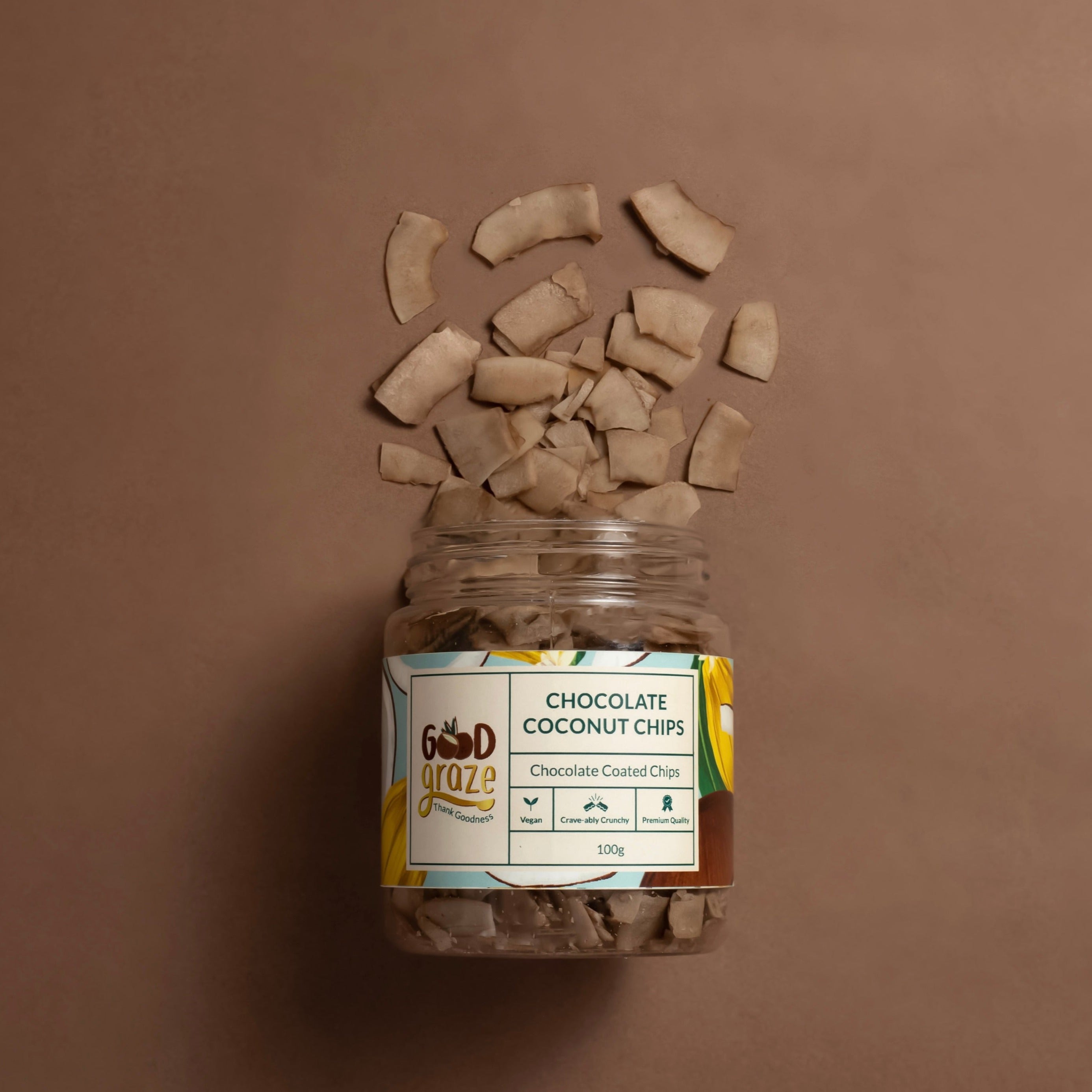 Chocolate coconut chips