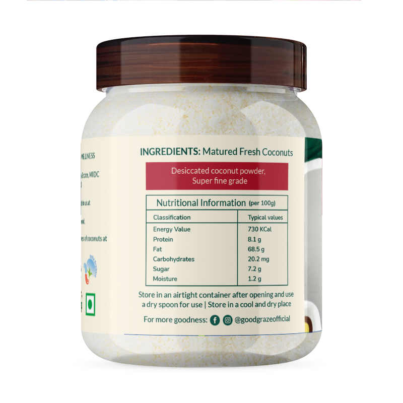 Khopra bura coconut powder