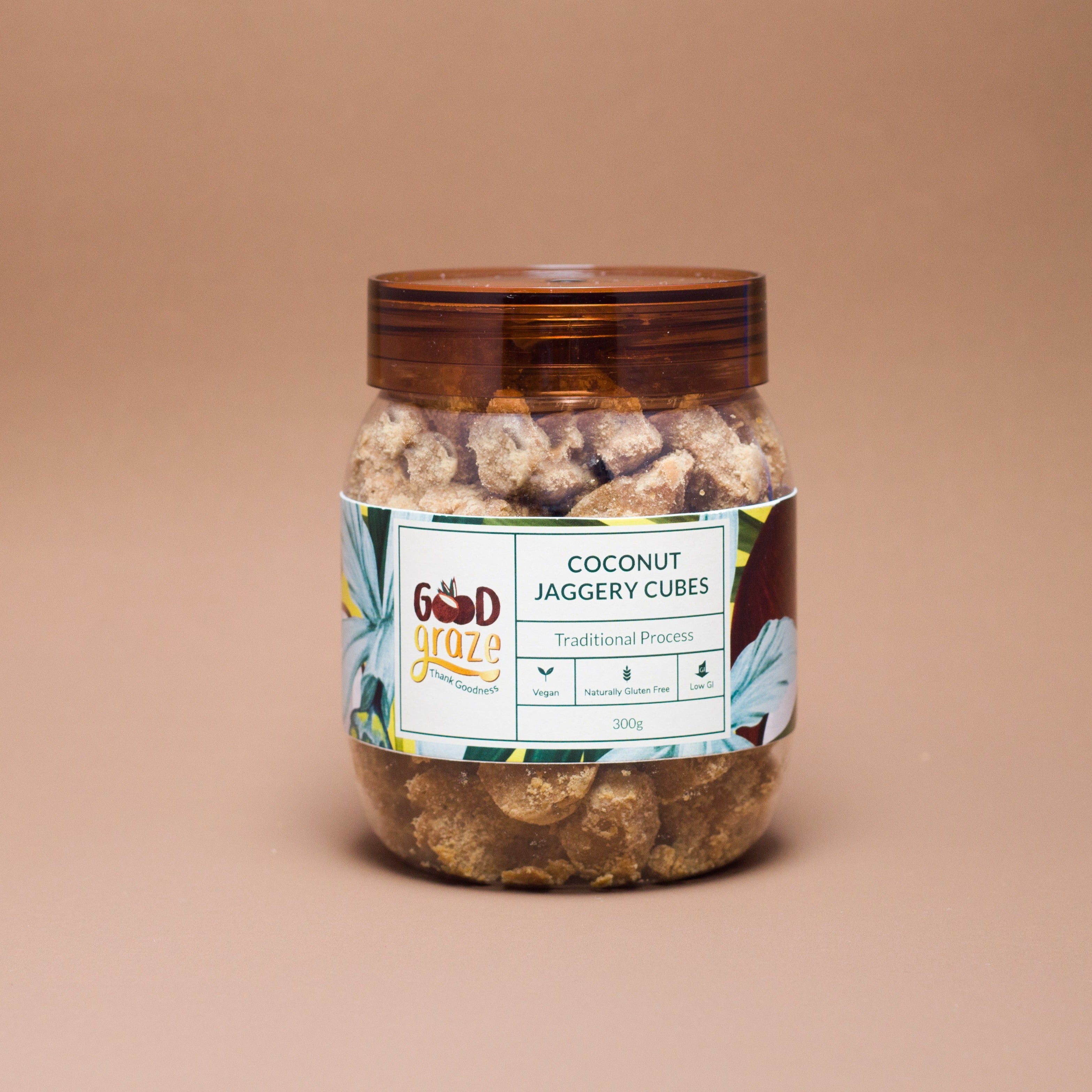 Premium organic coconut jaggery small cubes