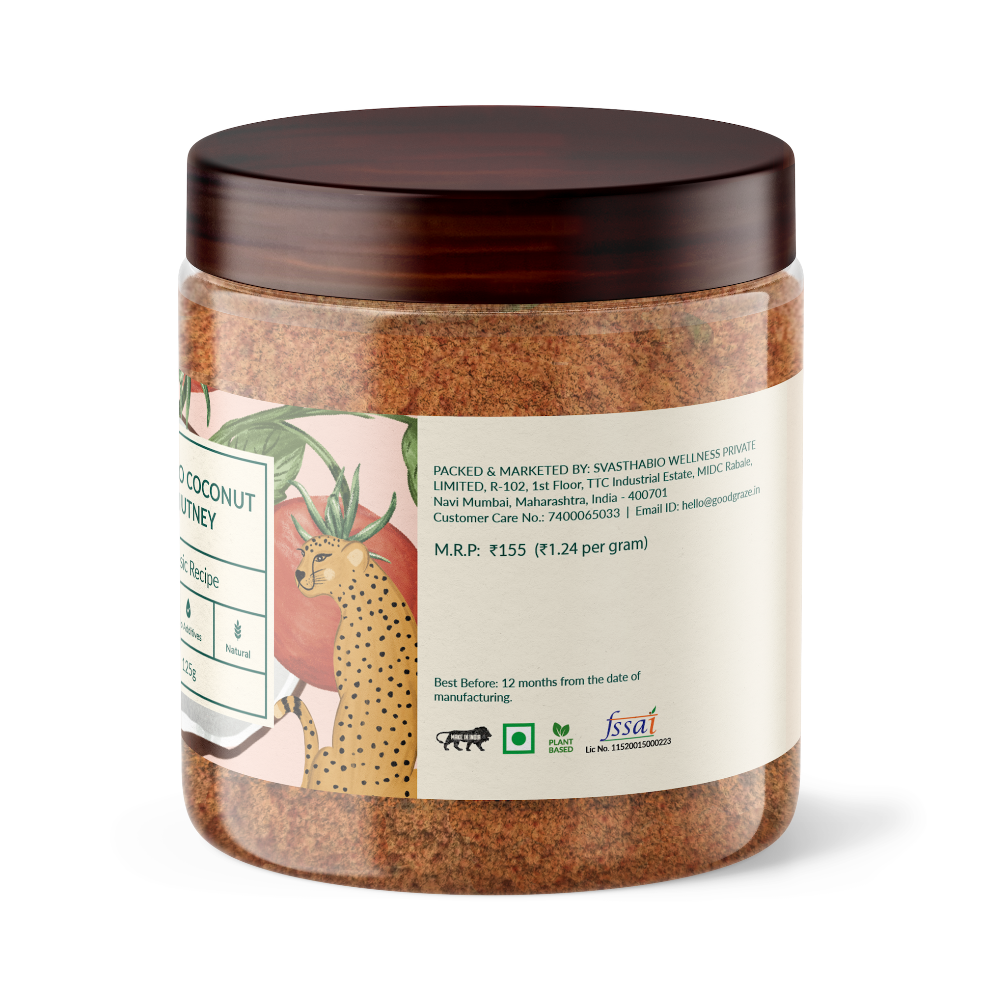Tomato Coconut Chutney Powder • 125g