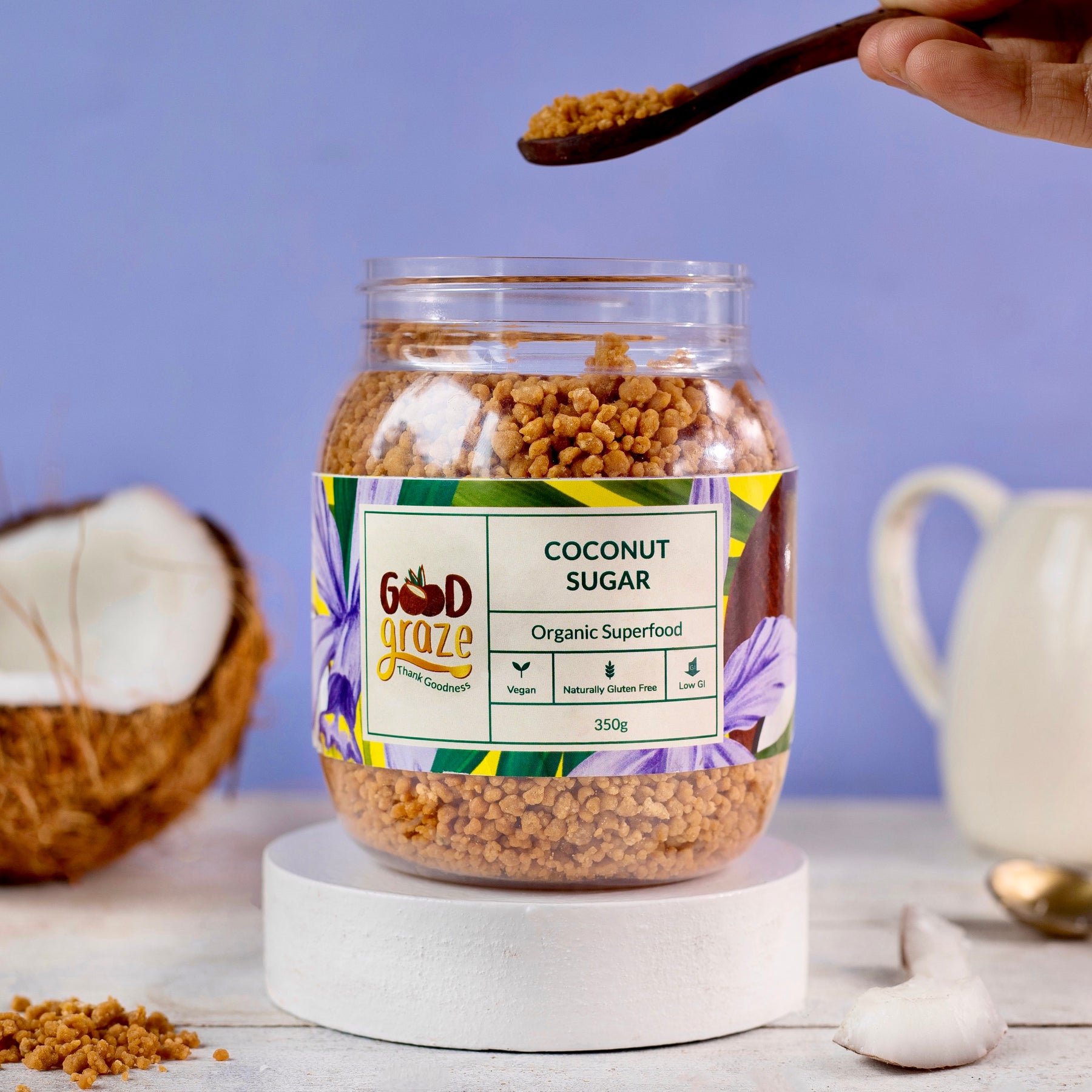 Starter Pack - Coconut Sugar 350 g & Vegan Coconut Milk Powder 200 g image 3