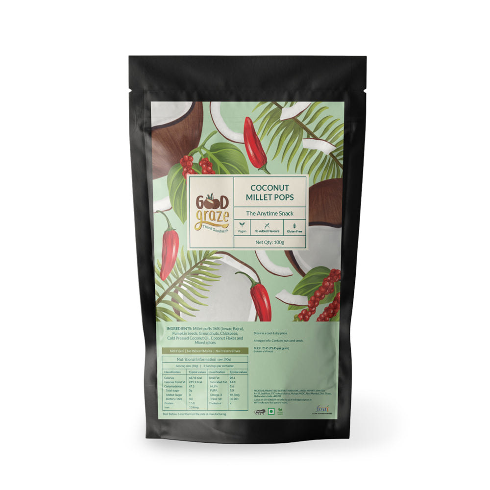Coconut Millet Pops • Pack of 2 • 200 g thumbnail 3