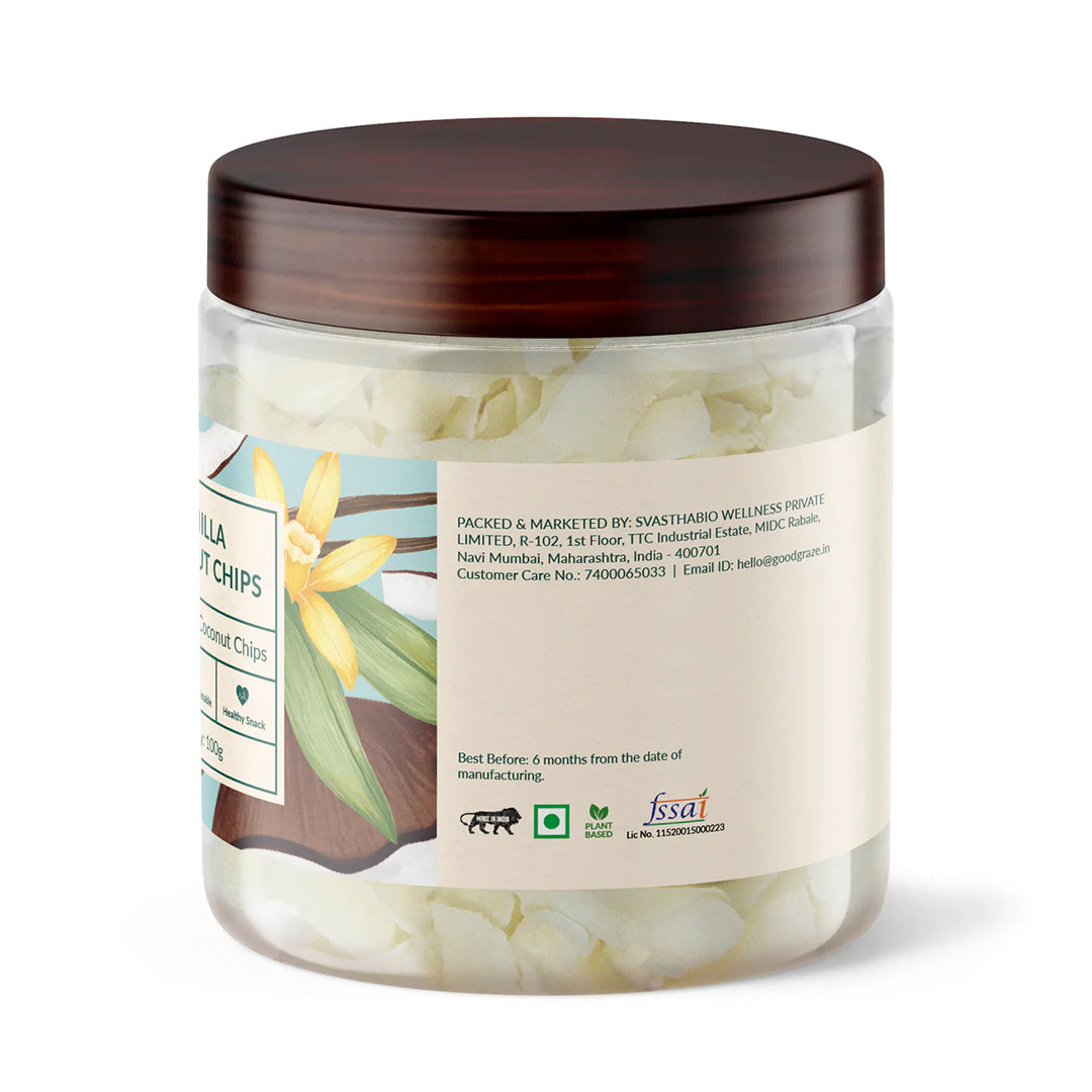 Vanilla Coconut Chips • Pack of 2 • 200g