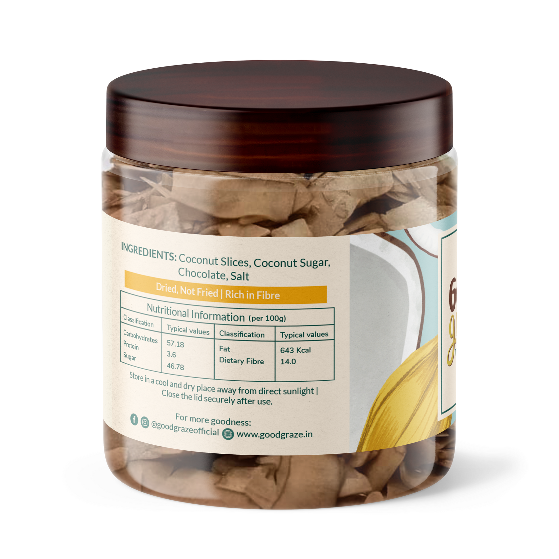 Chocolate Coconut Chips • Pack of 2 • 200g thumbnail 3