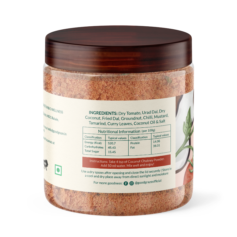 Tomato Coconut Chutney Powder • 125g