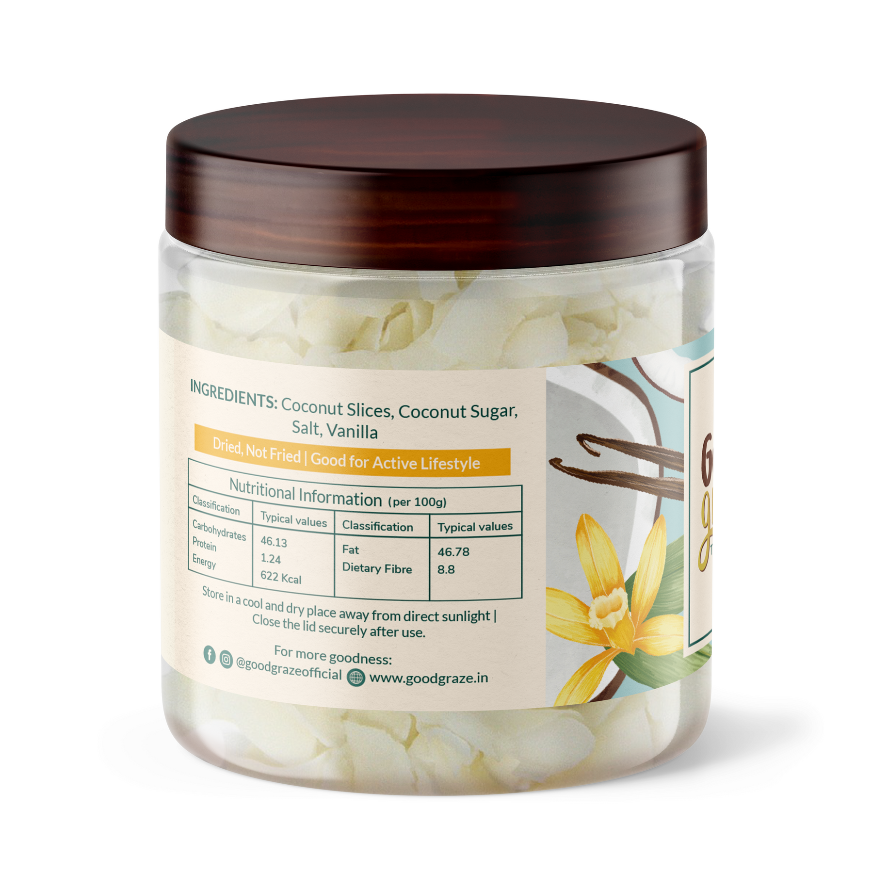 Vanilla Coconut Chips • Pack of 2 • 200g image 3